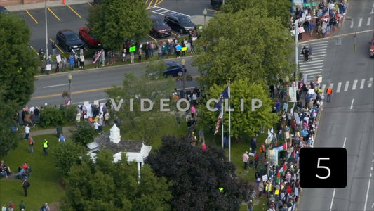 CLIP 5 - No Kings Protest at 12 Corners Plaza in Brighton, NY 06/14/25