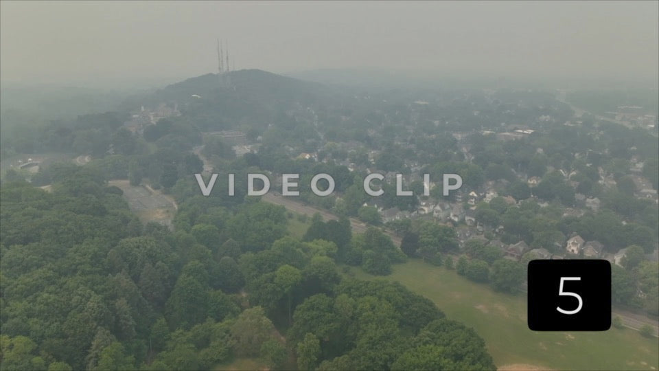 CLIP 5 - Rochester, NY Vol. 8 - Cobb's Hill covered in Canadian wildfire smoke