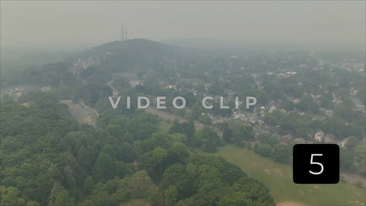 CLIP 5 - Rochester, NY Vol. 8 - Cobb's Hill covered in Canadian wildfire smoke