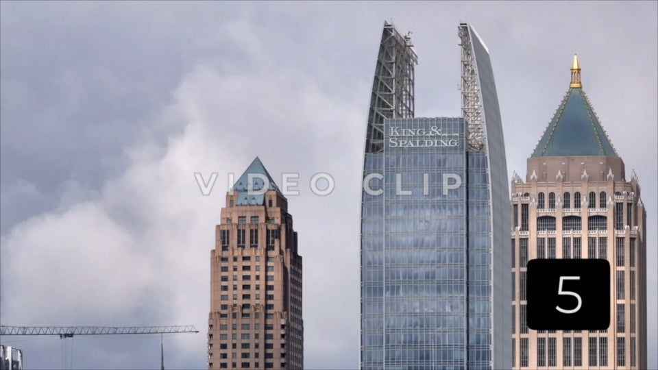 CLIP 5 - Atlanta, GA Vol. 2 - city skyline office towers downtown