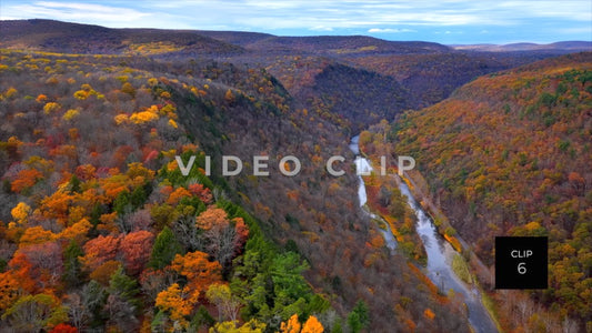 CLIP 6 - Pennsylvania Grand Canyon reverse flight and lower behind trees