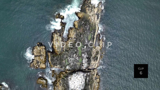 stock video Black Rock Island in Massachusetts Bay near Boston