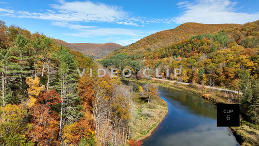 CLIP 6 - Pennsylvania Grand Canyon, PA slow flight following Pine Creek