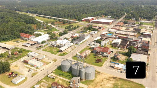 CLIP 7 - Hawkinsville, GA industrial farming buildings and factories