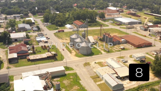 CLIP 8 - Hawkinsville, GA downtown industrial area