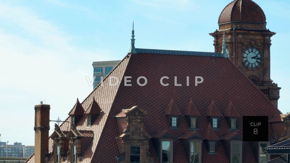 CLIP 8 - Richmond, VA close up of Richmond Main Street Station