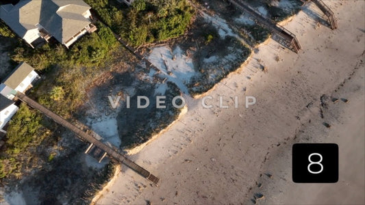 CLIP 8 - Pawleys Island, SC beach erosion caused by Hurricane Ian storm surge
