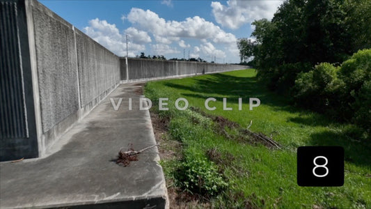 CLIP 8 - New Orleans, LA Vol. 3 - urban flood wall