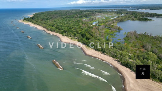 Stock Video Presque Isle State Park Erie PA