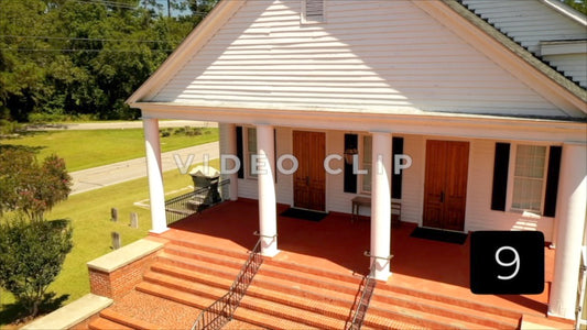 CLIP 9 - Indiantown Presbyterian Church turning in front and rising above church
