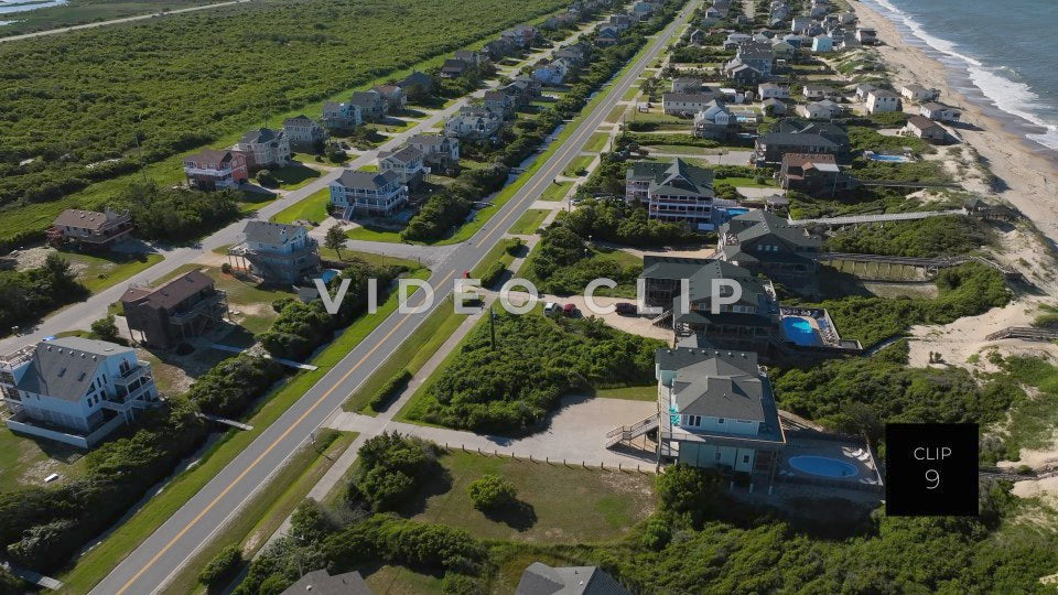 CLIP 9 - Outer Banks, NC Nags Head beach front homes with ocean view