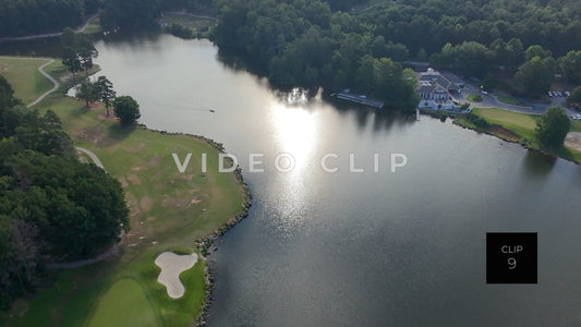 CLIP 9 - Stone Mountain Park, GA Lake and golf course