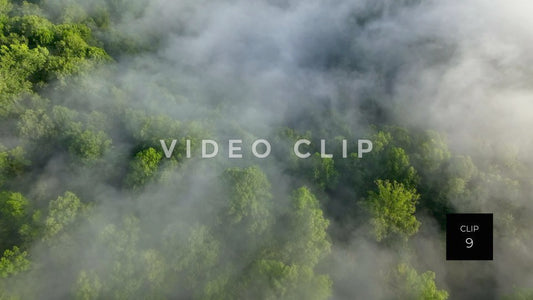 stock video fog over tennesse mountains at Norris Dam