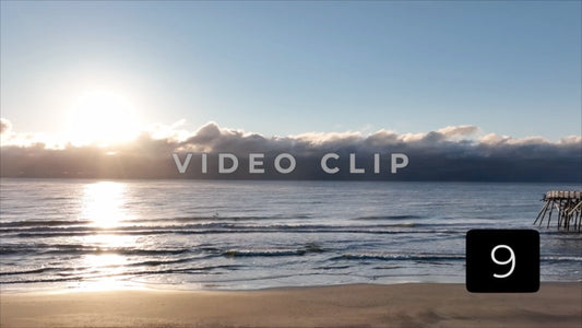 CLIP 9 - Pawleys Island, SC sunrise after Hurricane Ian struck South Carolina coastline