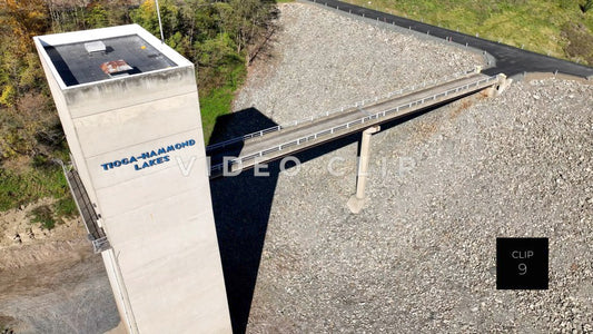 CLIP 9 - Tioga-Hammond Lakes, PA pulling away from signage on tower