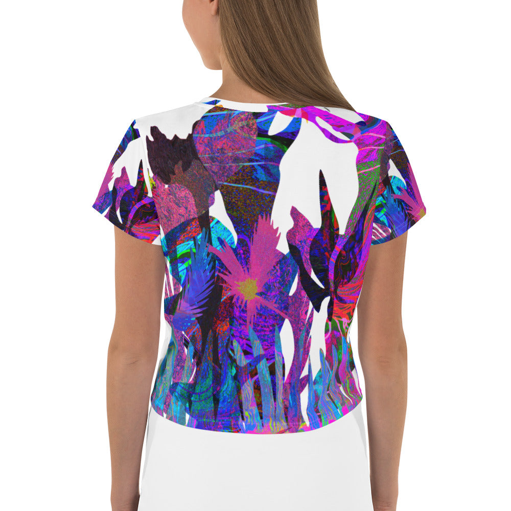 Underwater Garden Women's Premium Crop Tee