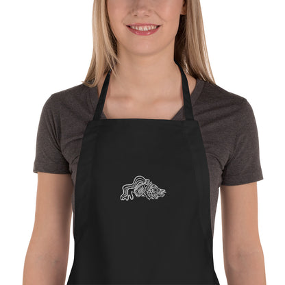 Midnight Snacks Embroidered Apron