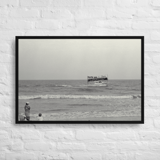 Litchfield Beach passing Boat