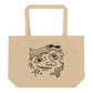 Groovy Artist Large Organic Tote Bag