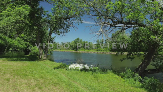 Video - Scull boat rowing on Erie Canal during summer in Fairport New York