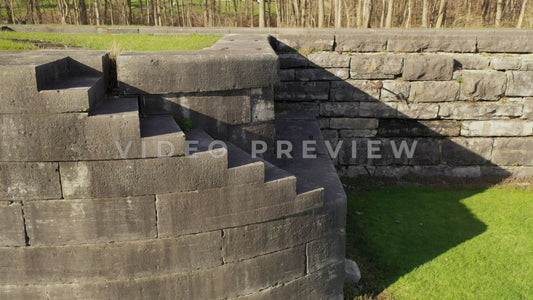Video - Historic Enlarged Erie Canal Lock 60 - stone lock steps