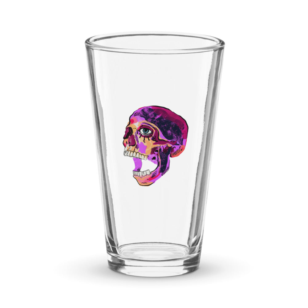 Mystic Vision Skull Shaker Pint Glass