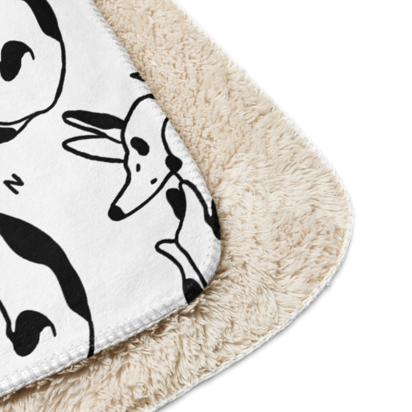 Sleeping Studio Pup Plushie Sherpa Blanket