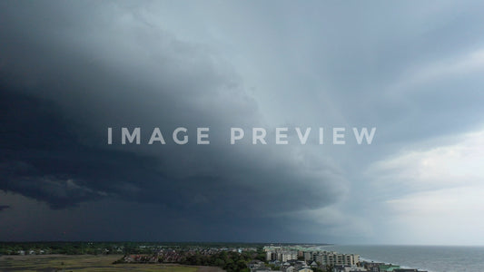 stock photo storm front litchfield beach sc