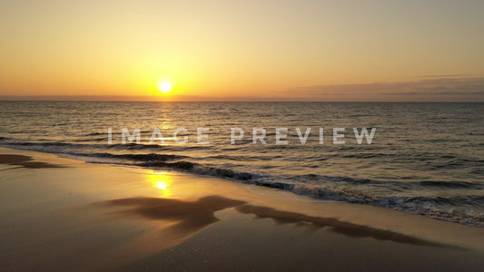 stock photo sunrise at litchfield beach sc