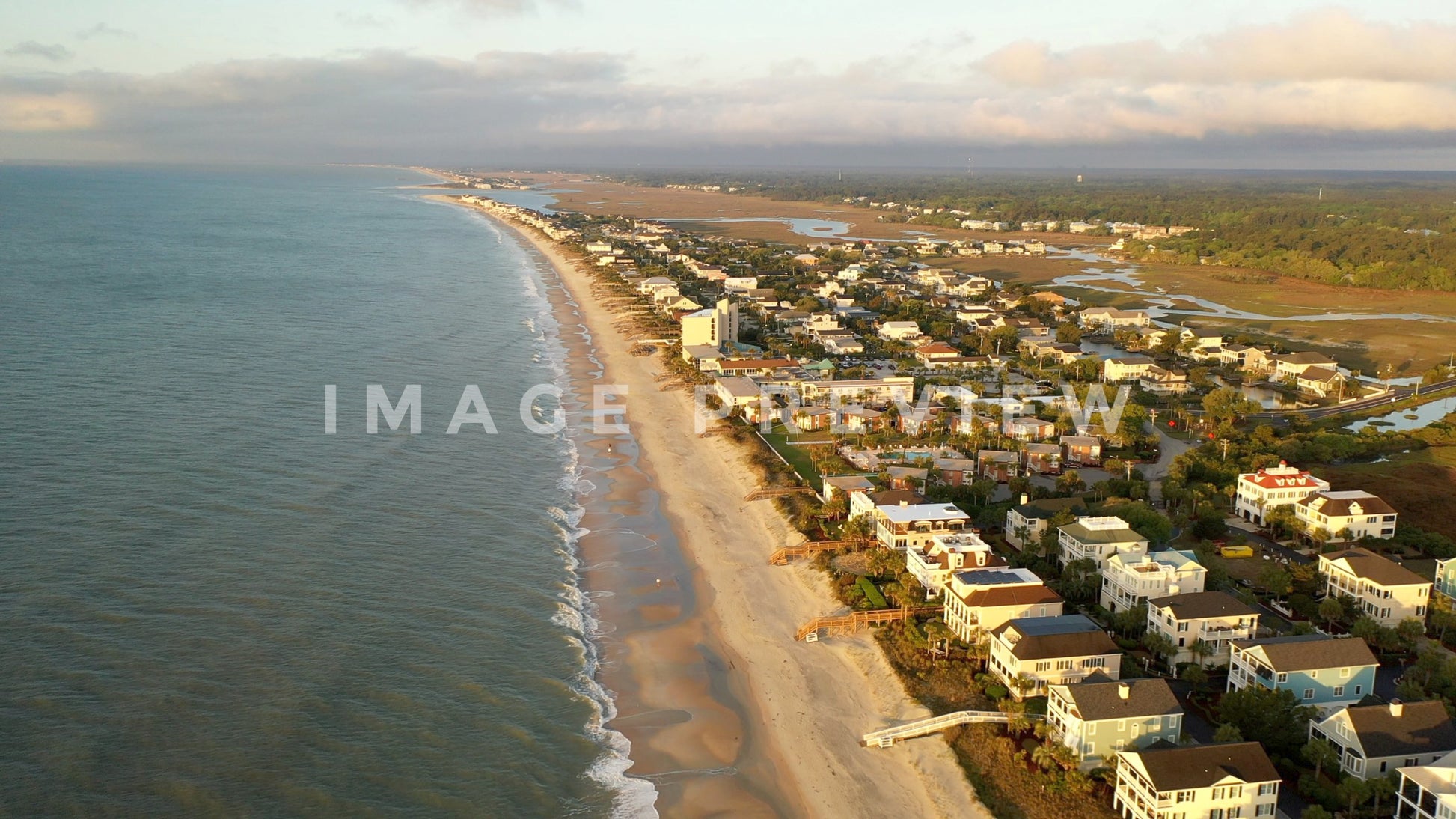 stock photo litchfield beach sc