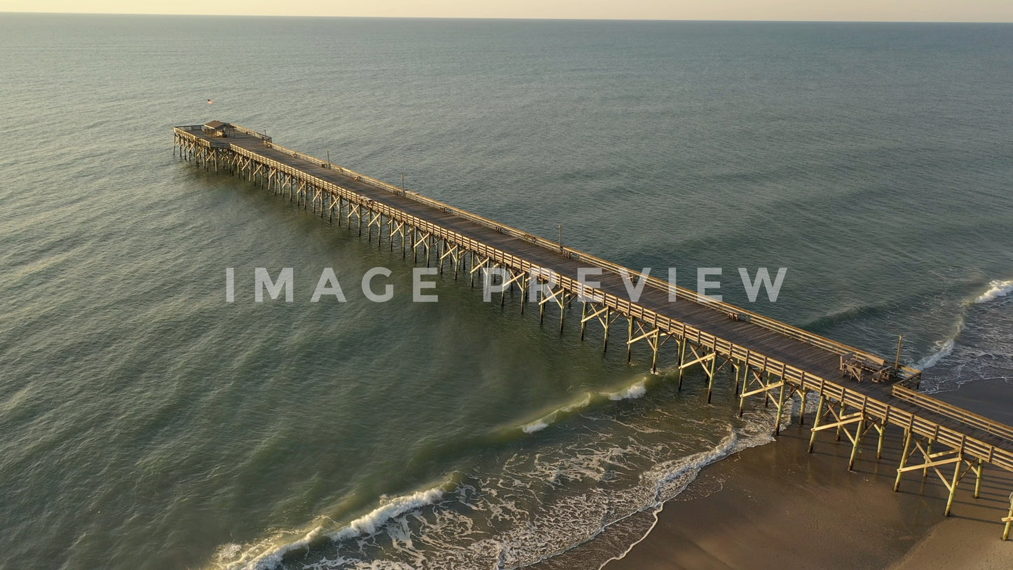 stock photo pawleys island fishing peir