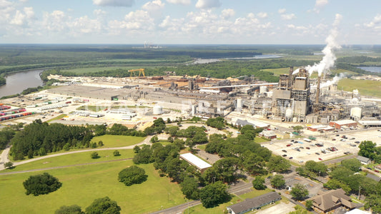 stock photo international paper mill georgetown sc