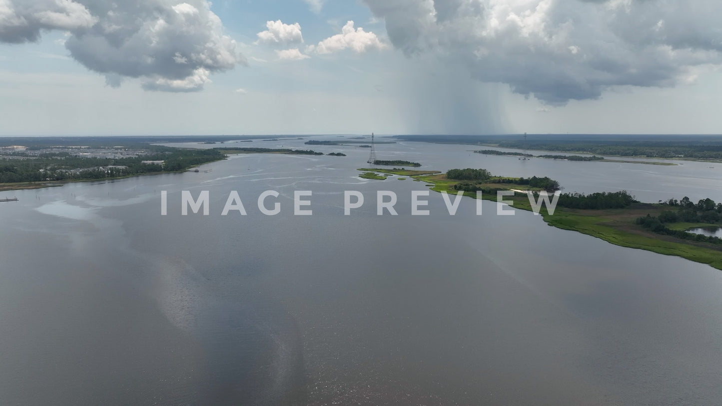 stock photo cape fear river wilmington nc