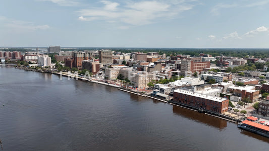 stock photo wilmington nc skyline