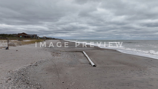 stock photo hurricane IAN damage to pawleys island sc