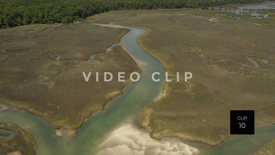 CLIP 10 - Cherry GroveCherry Grove Beach, SC Waties Barrier Island tidal marsh and conservation area