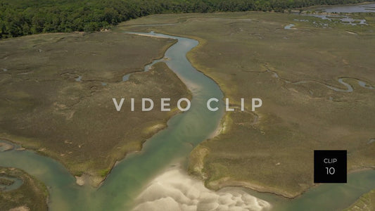 CLIP 10 - Cherry GroveCherry Grove Beach, SC Waties Barrier Island tidal marsh and conservation area