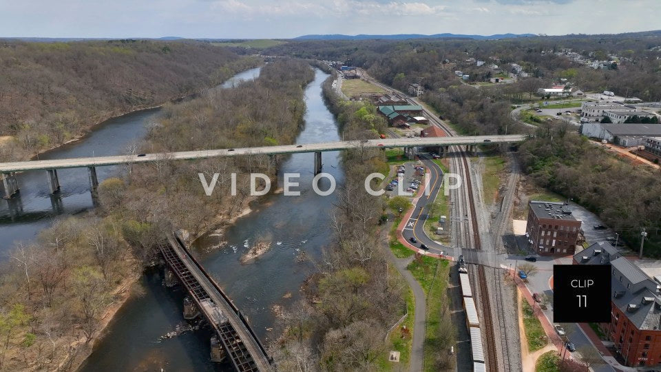 Stock video Lynchburg virginia downtown steve tanner stock