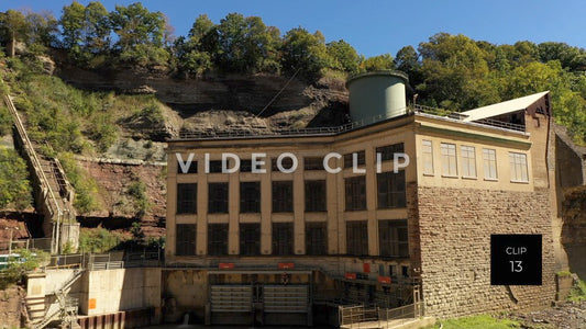 CLIP 13 - Rochester, NY power station at the base of Lower Falls