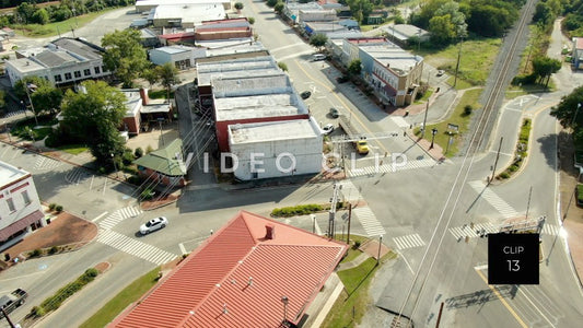 CLIP 13 - Montezuma, GA passing over downtown