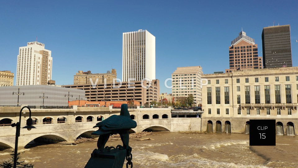 stock video rochester new york skyline steve tanner stock