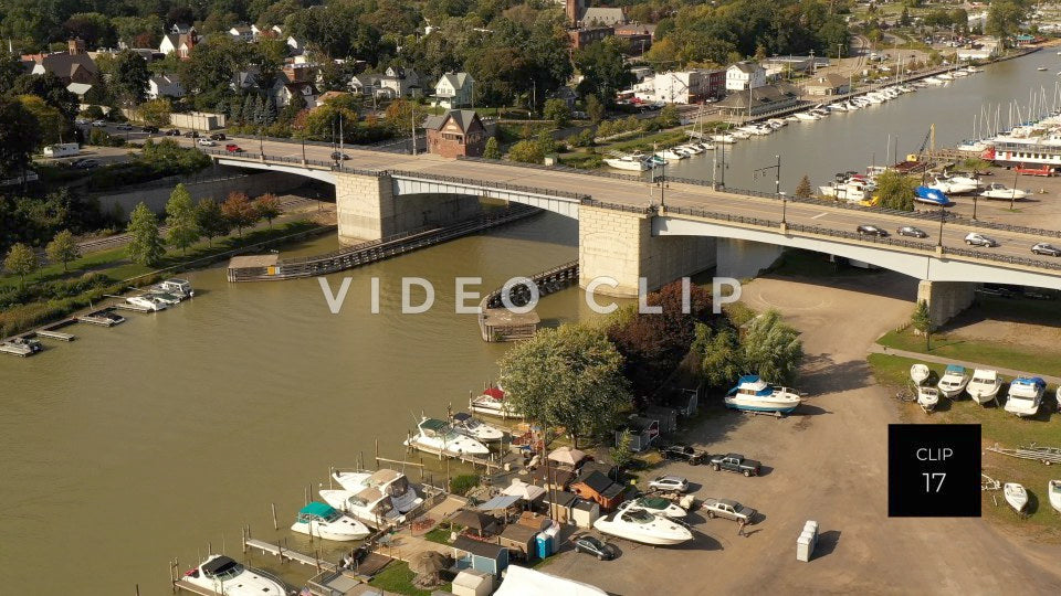 CLIP 17 - Colonel Patrick O'Rorke Memorial Bridge over Genesee river Rochester, NY