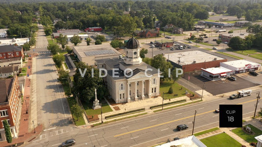 CLIP 18 - Hawkinsville, GA Pulaski County Courthouse