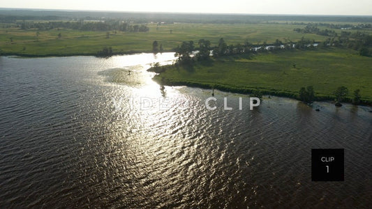 stock video waccamaw rice fields South Carolina steve tanner stock