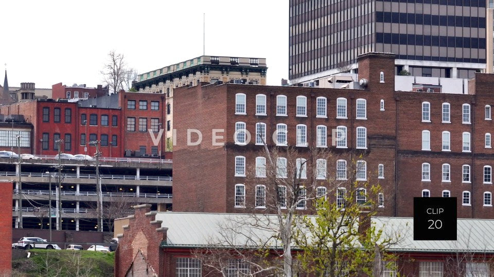 Stock video Lynchburg virginia downtown steve tanner stock