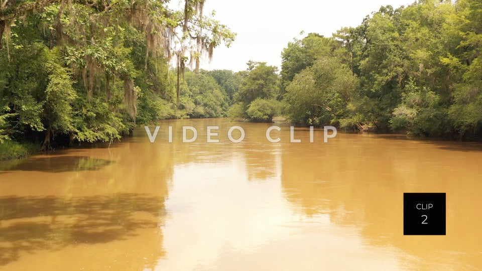 CLIP 2 - Hawkinsville, GA beautiful morning light on Okmulgee river