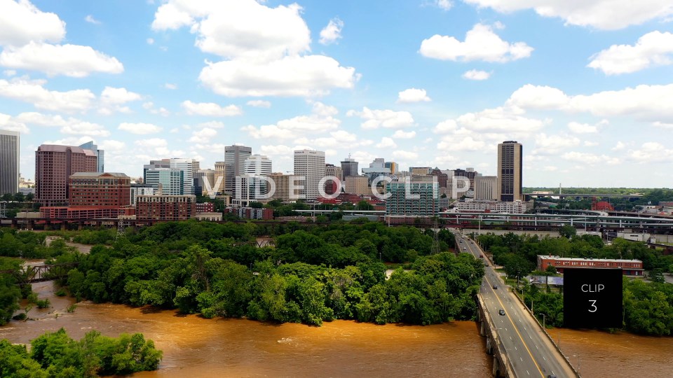 stock video richmond va city skyline steve tanner stock