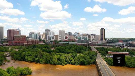 stock video richmond va city skyline steve tanner stock