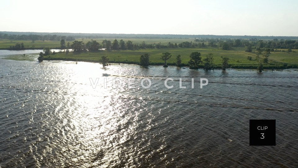 stock video waccamaw rice fields South Carolina steve tanner stock