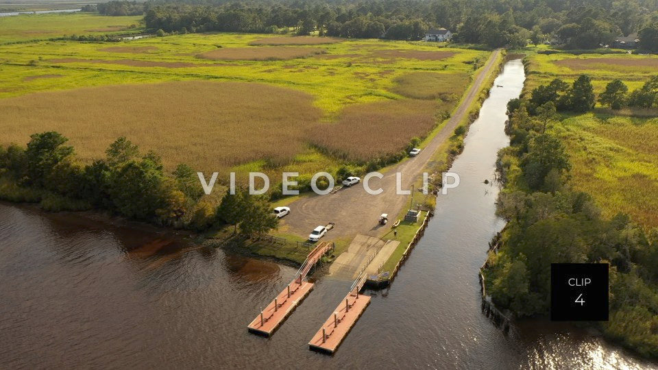 Stock video Georgetown, SC rice fields steve tanner stock